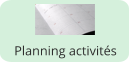 Planning activités