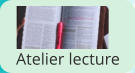 Atelier lecture